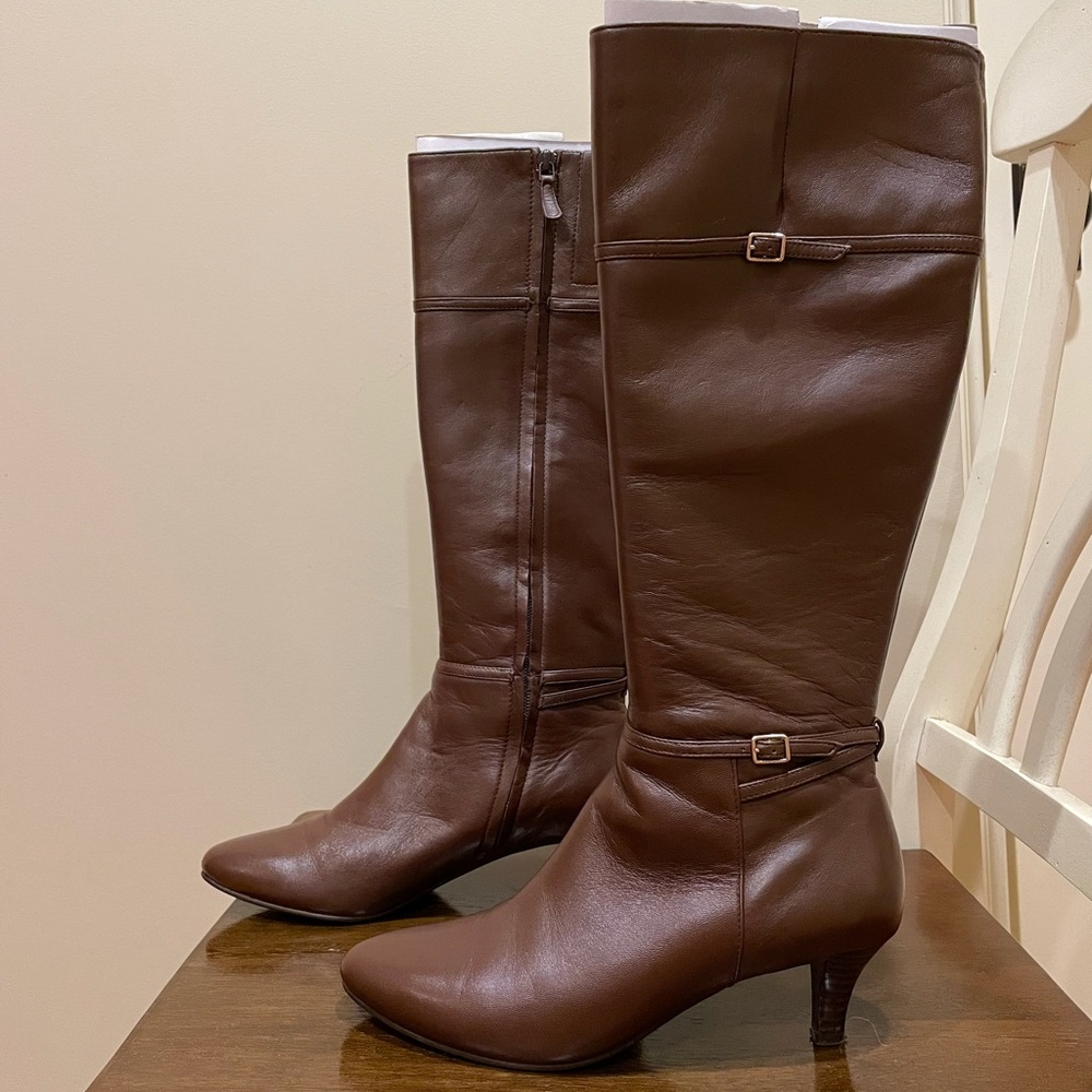 Cole Haan Leather Boots with Heels